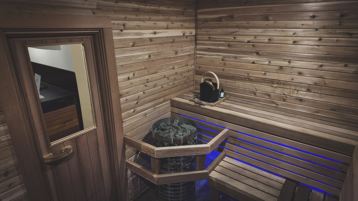 Sauna recovery at Bermuda Club 